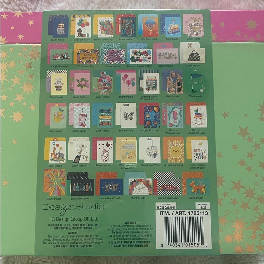 ❤️NEW!!!❤️40 pieces of beautiful Hand Crafted Greeting Cards Set w/ a bonus Box. - Picture 6 of 6